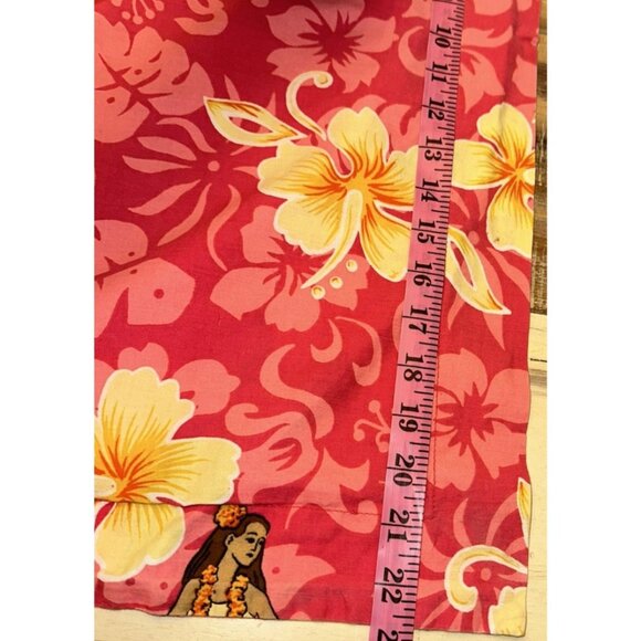 3pc Dean Miller Surf Bedding Hawaiian Hula Girl Queen Comforter 2 Shams pink HTF - Picture 12 of 16